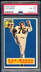 1956 Topps Football- #9 Lou Groza, Browns- PSA Vg-Ex 4 