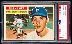 1956 Topps Baseball- #270 Billy Loes, Brooklyn- PSA Vg 3 