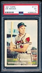 1957 Topps Baseball- #117 Joe Adcock, Braves- PSA Ex 5