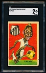 1967 Crack Figuritas Sport (Soccer)- #1 Pele- SGC 2 (Good)