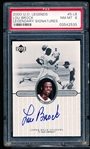 2000 UD Legends Baseball- Legendary Signatures- #S-LB Lou Brock- PSA Nm-Mt 8 