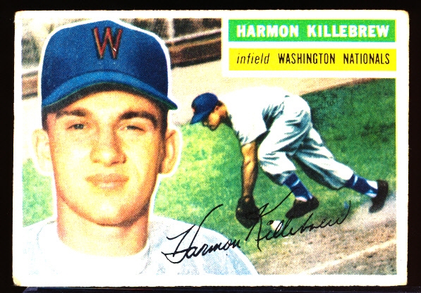 1956 Topps Bb- #164 Harmon Killebrew, Wash
