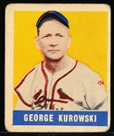 1948/49 Leaf Baseball- #81 Whitey Kurowski, Cardinals- SP
