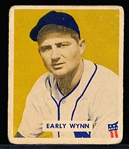 1949 Bowman Baseball- #110 Early Wynn RC, Cleveland Indians