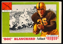 1955 Topps All-American Football- #59 Doc Blanchard RC, Army