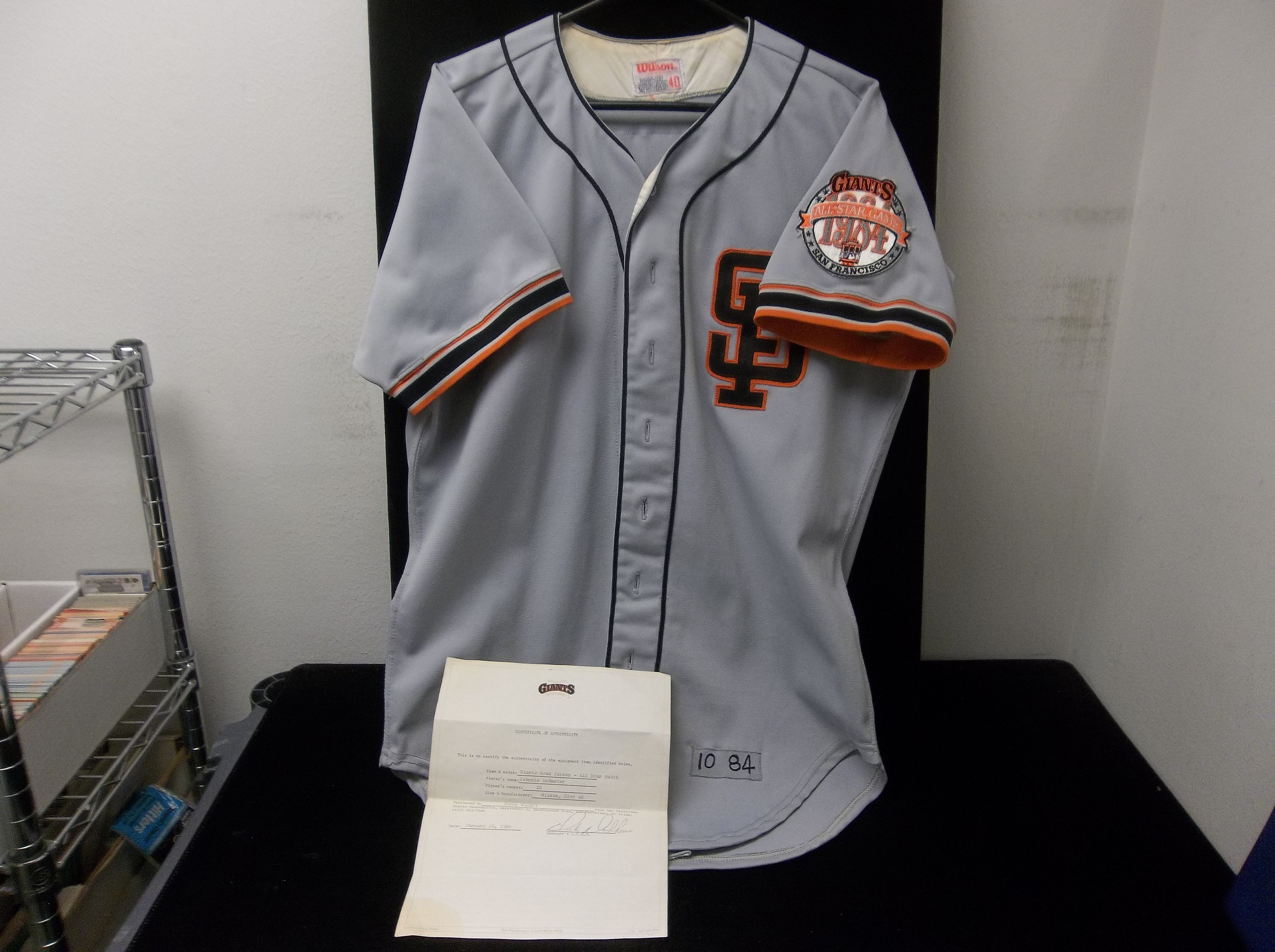 Lot Detail - Game-Worn 1984 San Francisco Giants Wilson MLB #10