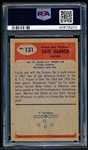 1955 Bowman Football- #131 Dave Hanner, Packers- PSA NM 7