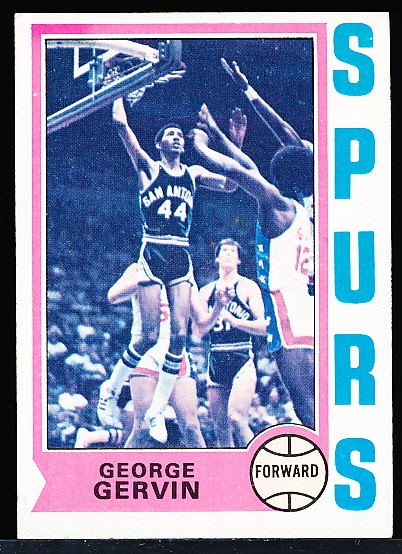 1974-75 Topps Bskbl. #196 George Gervin RC, Spurs