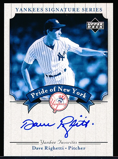 dave righetti jersey