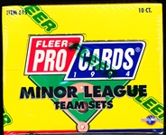 1994 Fleer/Pro Cards Minor League Baseball- Birmingham Barons Set with Michael Jordan- 10 Factory Sealed Sets in Factory Sealed Display Box!