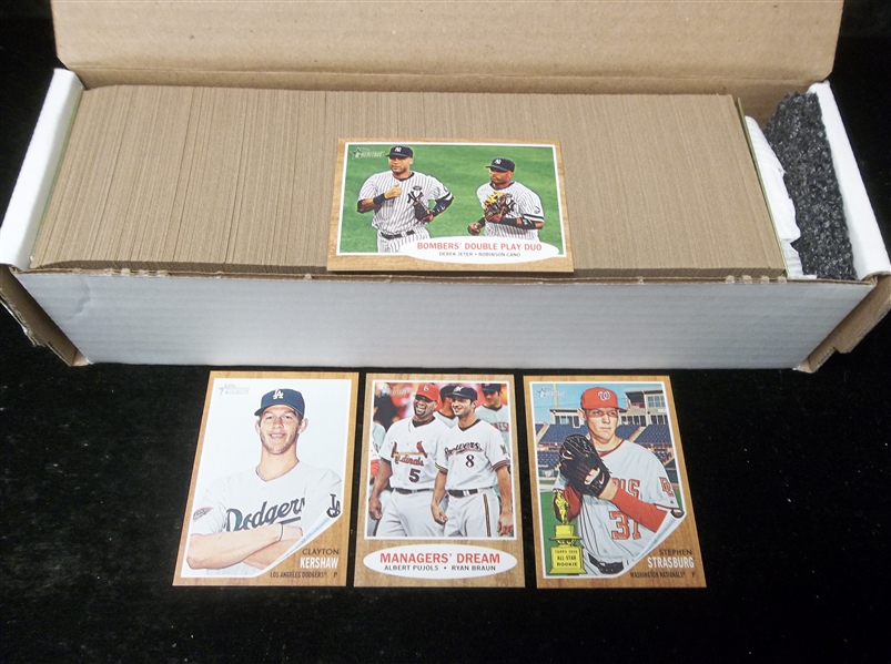 2011 Topps Heritage Bsbl.- 1 Complete Base Set (No SP’s) of 425 Cards