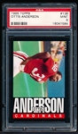 1985 Topps Football- #138 Otis Anderson, Cardinals- PSA Mint 9