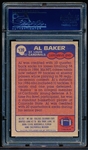 1985 Topps Football- #139 Al Baker, Cardinals- PSA Mint 9
