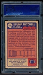 1985 Topps Football- #144 Stump Mitchell, Cardinals- PSA Mint 9