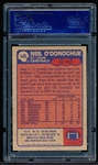 1985 Topps Football- #145 Neil O’Donoghue, Cardinals- PSA Mint 9