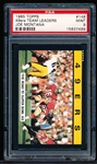 1985 Topps Football- #148 49ers Team Leaders (Montana)- PSA Mint 9