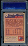1985 Topps Football- #150 Dwight Clark, 49ers- PSA Mint 9