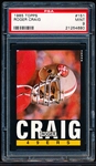 1985 Topps Football- #151 Roger Craig, 49ers- PSA Mint 9