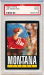1985 Topps Football- #157 Joe Montana, 49ers- PSA Mint 9