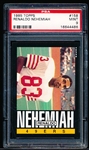1985 Topps Football- #158 Renaldo Nehemiah, 49ers- PSA Mint 9
