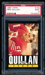 1985 Topps Football- #159 Fred Quillan, 49ers- PSA Mint 9