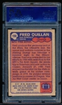 1985 Topps Football- #159 Fred Quillan, 49ers- PSA Mint 9