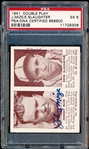 1941 Double Play Baseball Autographed Card- #39 Johnny Mize/ #40 Enos Slaughter- Signed by Both!- PSA DNA Certified & Slabbed
