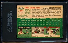 1954 Topps Baseball Autographed- #29 Jim Hegan, Cleveland- SGC Authenticated & Encapsulated