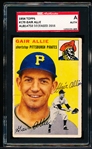1954 Topps Baseball Autographed- #179 Gair Allie, Pirates- SGC Authenticated & Encapsulated