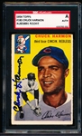 1954 Topps Baseball Autographed- #182 Chuck Harmon, Reds RC- SGC Authenticated & Encapsulated