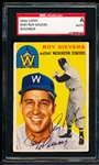 1954 Topps Baseball Autographed- #245 Roy Sievers, Washington- SGC Authenticated & Encapsulated
