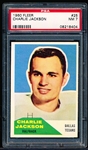 1960 Fleer Football- #25 Charlie Jackson, Dallas Texans- PSA NM 7