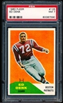 1960 Fleer Football- #125 Ed Denk, Boston- PSA NM 7