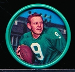1962-63 Salada Football Coin- #103 Sonny Jurgenson, Eagles