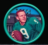 1962-63 Salada Football Coin- #103 Sonny Jurgenson, Eagles