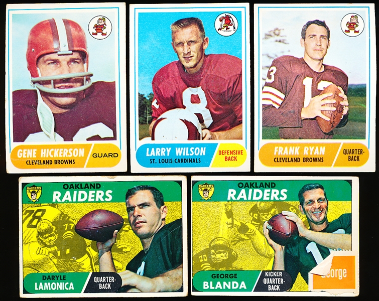 1968 Topps Fb- 20 Assorted