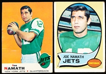 Joe Namath- 2 Cards