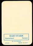1970 Topps Fb Super Glossy- #9 Bart Starr, Packers