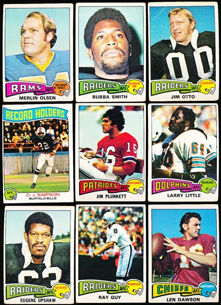 1975 Topps Fb- 100 Asst