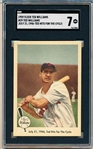 1959 Fleer Baseball Ted Williams- #29 Ted Williams- Ted Hits for the Cycle- SGC 7 (Nm)