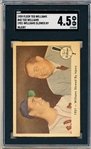 1959 Fleer Baseball Ted Williams- #42 Ted Williams/Tom Yawkey- SGC 4.5(Vg-Ex+)