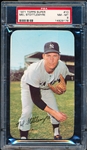 1971 Topps Baseball Supers- #10 Mel Stottlemyre, Yankees- PSA Nm-Mt 8