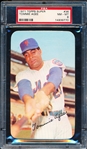 1971 Topps Baseball Supers- #36 Tommie Agee, Mets- PSA Nm-Mt 8
