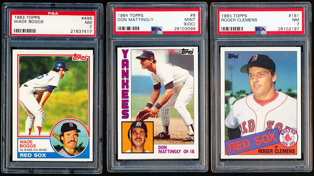 Three Diff PSA Graded Rookie Cards