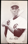 1947-66 Baseball Exhibit- Ernie Banks, Cubs- Bat on Shoulder Version (black sig)