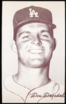 1947-66 Baseball Exhibit- Don Drysdale- Portrait Pose