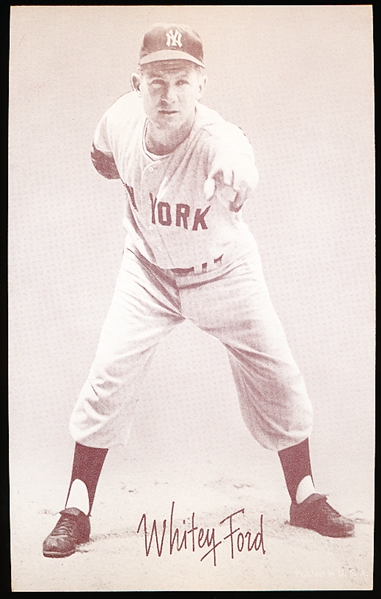 1947-66 Baseball Exhibit- White Ford- Pitching Pose
