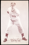1947-66 Baseball Exhibit- White Ford- Pitching Pose