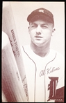1947-66 Baseball Exhibit- Al Kaline, Detroit- Portrait with 2 Bats