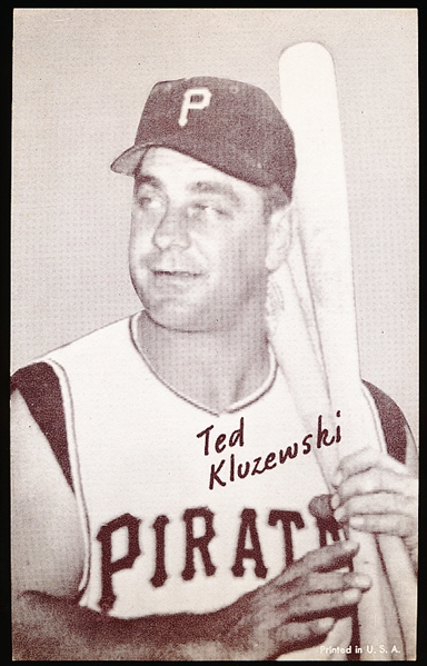 1947-66 Baseball Exhibit- Ted Kluszewski, Pirates- In Pirates Uniform